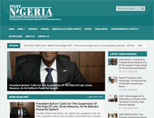 Tablet Screenshot of post-nigeria.com